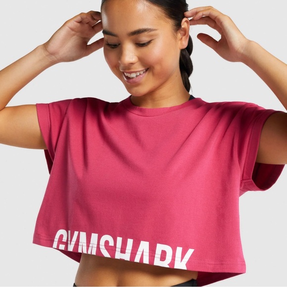 Gymshark Fraction Crop Top - Picture 3 of 4